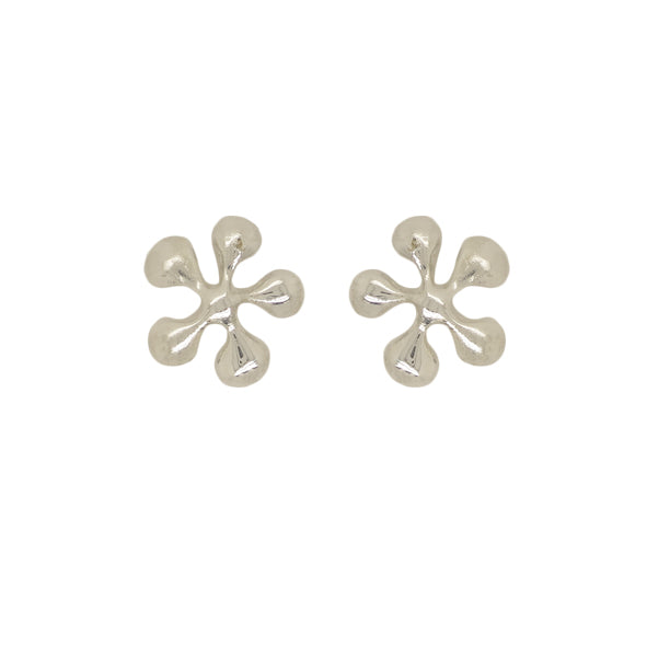 Sterling SIlver Flower Stud Earrings