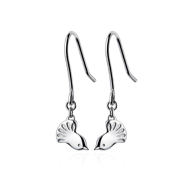 Boh Runga - Sterling Silver Fantail Earrings