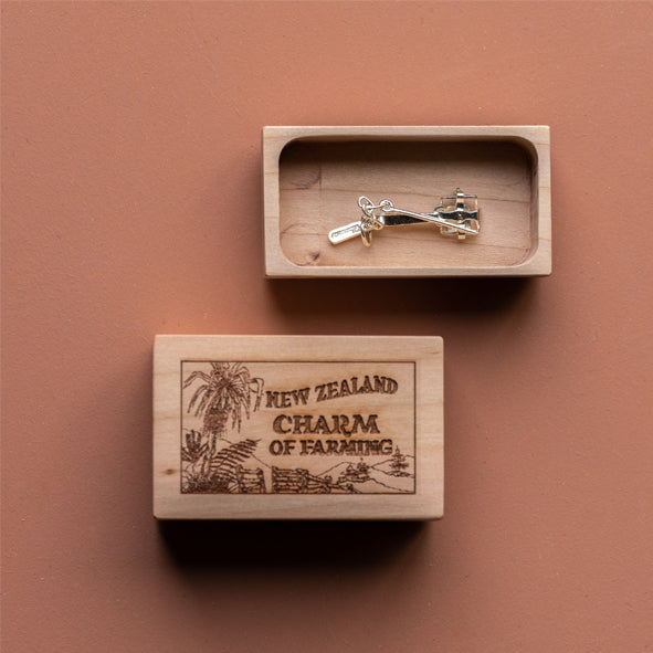 CHARM OF FARMING - STERLING SILVER GIN TRAP CHARM