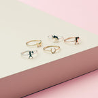 KAREN WALKER - Sterling Silver Mini Unicorn Ring