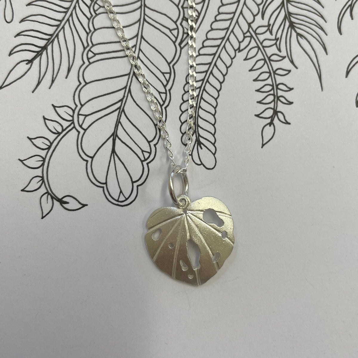 Sterling Silver Kawakawa Pendant