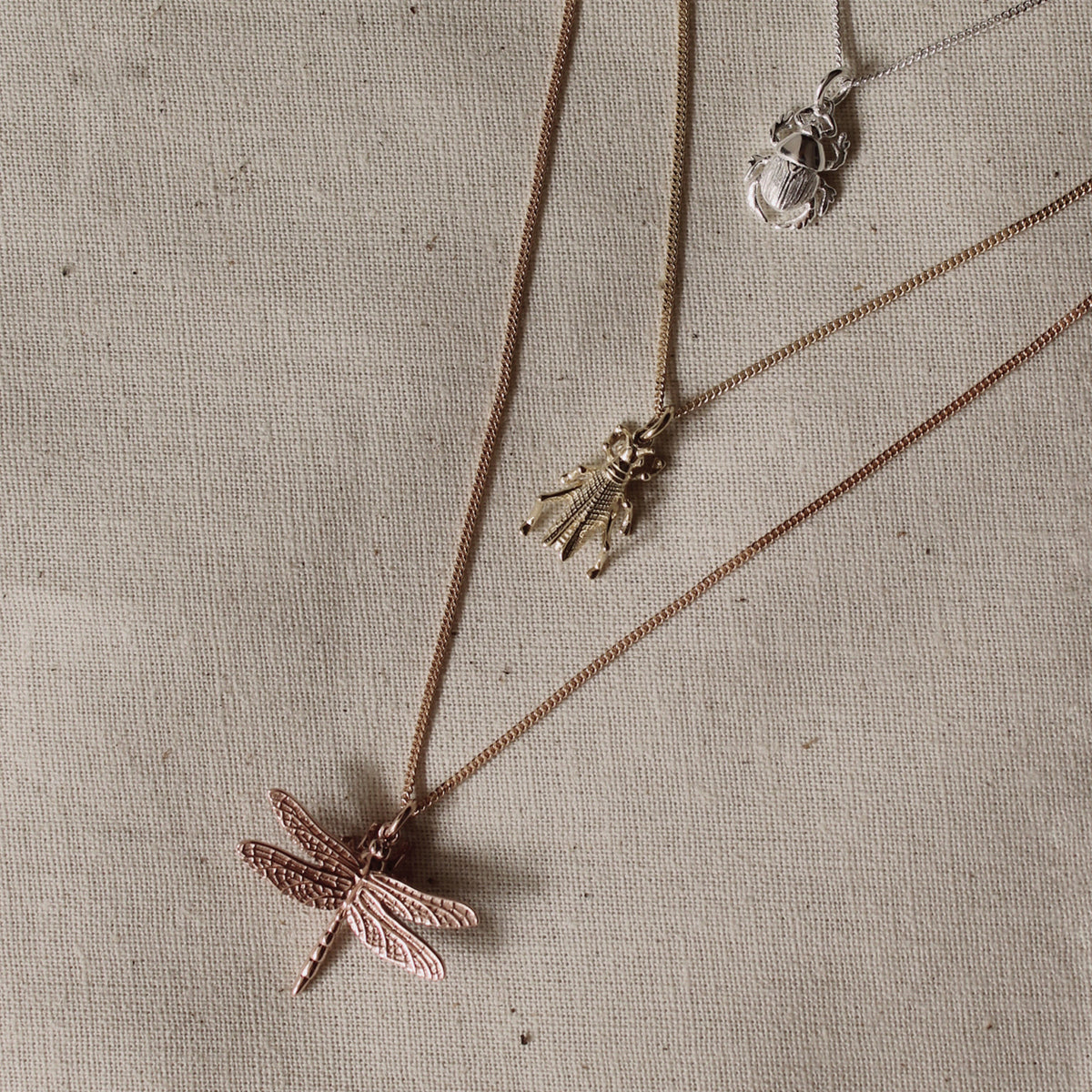 Karen Walker - Sterling Silver Beetle Necklace