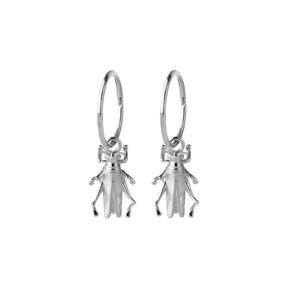 Karen Walker - Sterling Silver Grasshopper Earrings