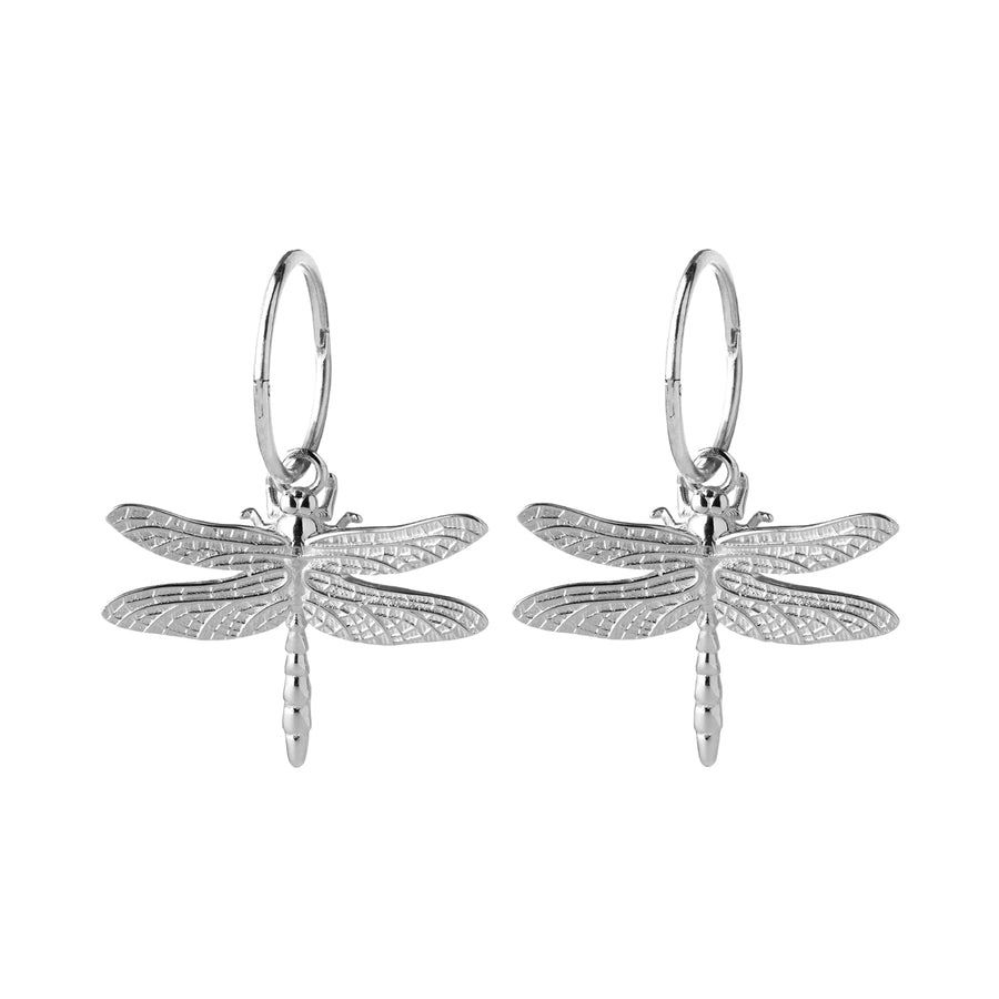 Karen Walker - Sterling Silver Dragonfly Earrings