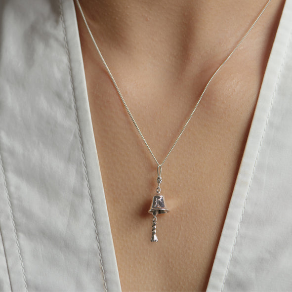 KAREN WALKER - Sterling Silver Bell Necklace
