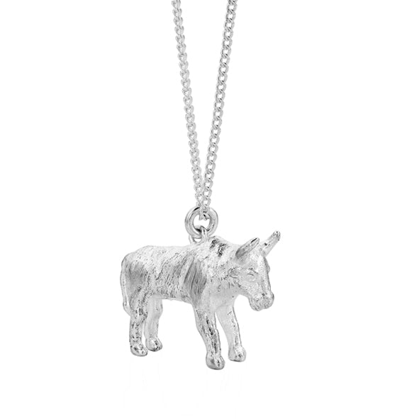 KAREN WALKER - STERLING SILVER LUNAR OX NECKLACE