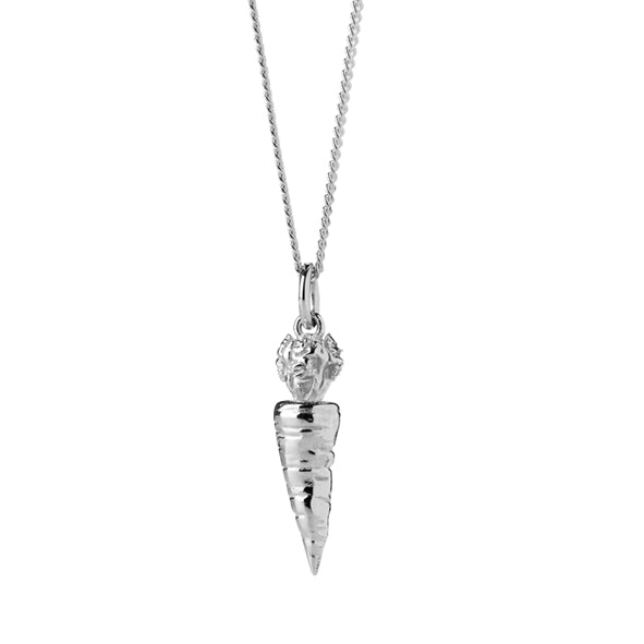KAREN WALKER - Sterling Silver Carrot Necklace