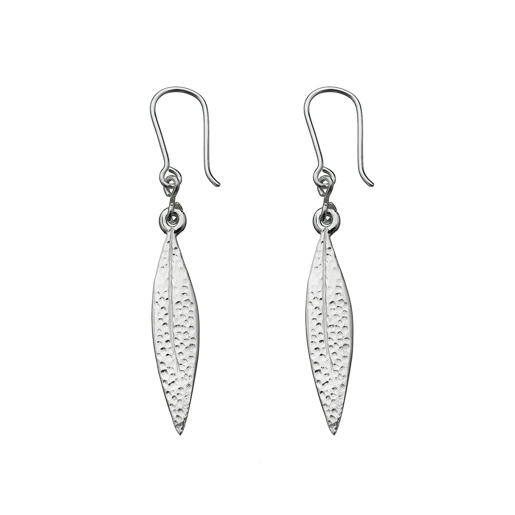 Karen Walker - Sterling Silver Leaf Earrings