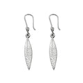 Karen Walker - Sterling Silver Leaf Earrings