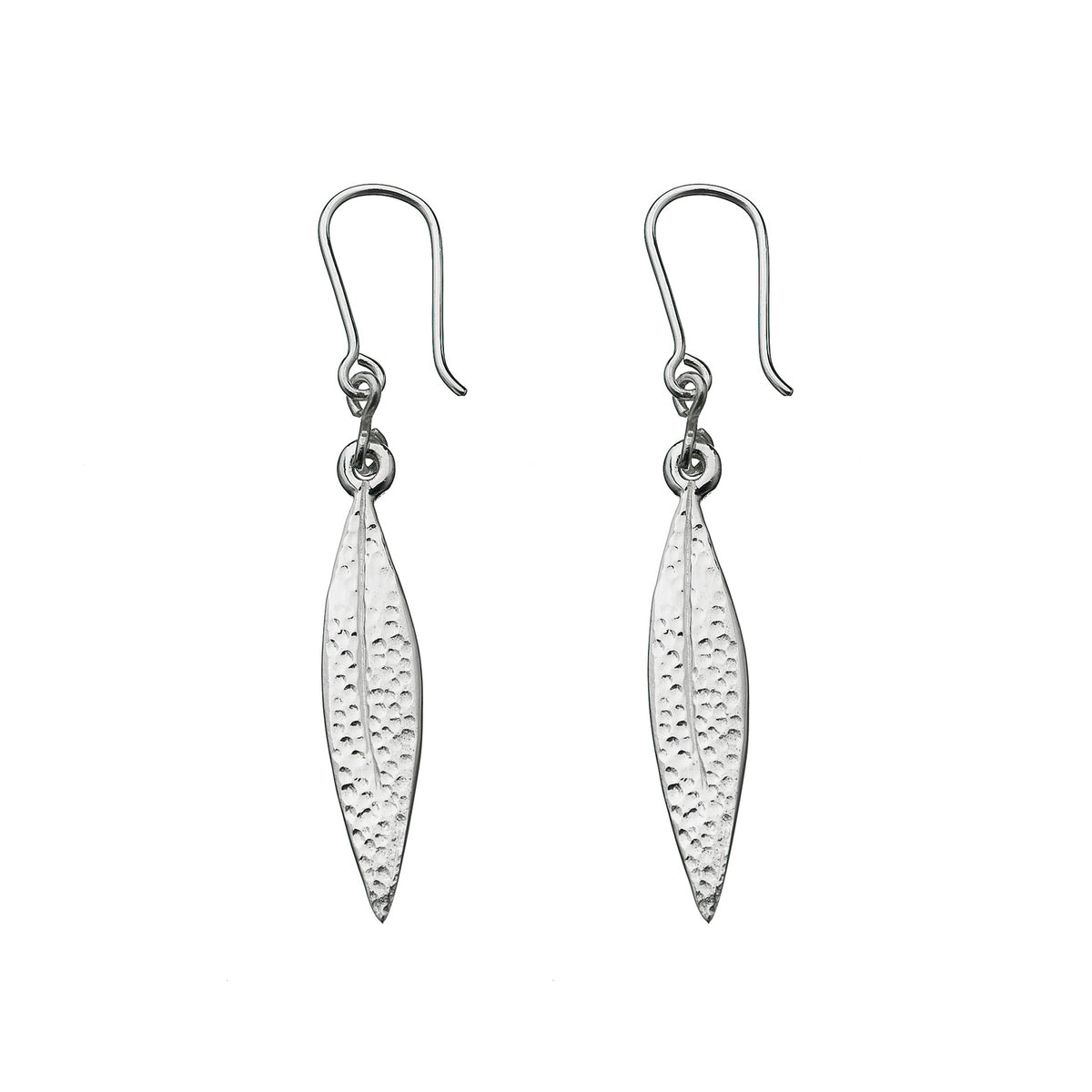 Karen Walker - Sterling Silver Leaf Earrings