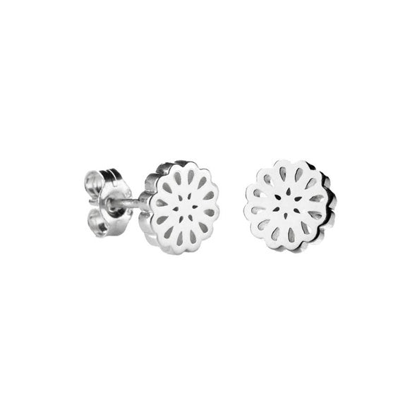 Boh Runga - Sterling Silver Lotus Earrings