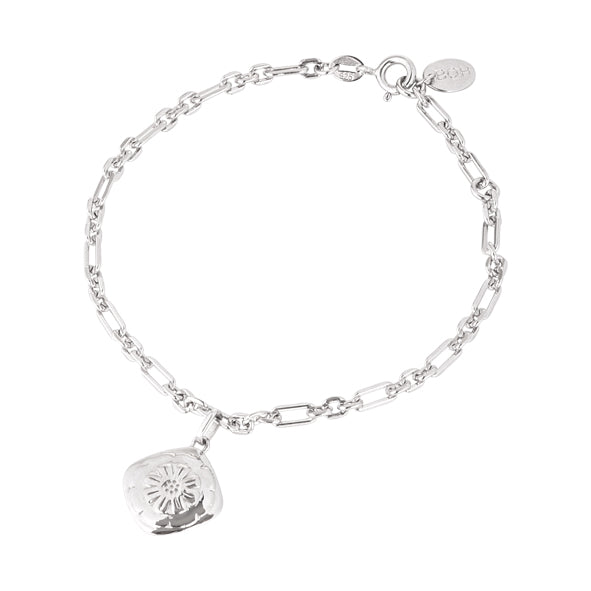 Buy Anika Jewellers Rose Quartz Gemstone Handmade 925 Sterling Silver  Bracelet - (24.8 gm) at Amazon.in