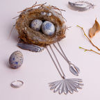 Boh Runga - Sterling Silver Duo Miro Miro Feather Earrings
