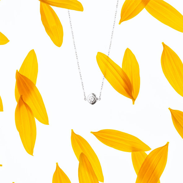 Boh Runga - Sterling Silver Mini Marigold Necklace