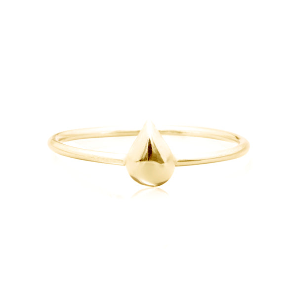Boh Runga - 9ct Yellow Gold Droplet Ring