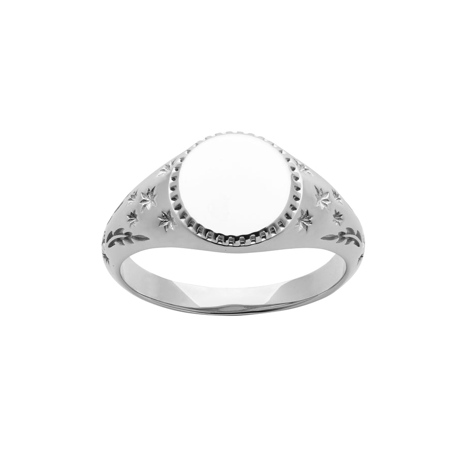 Karen Walker - Sterling Silver Society Signet Ring