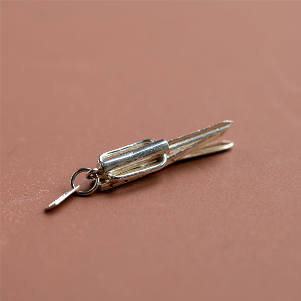 CHARM OF FARMING - STERLING SILVER STANDARD RAMMER CHARM