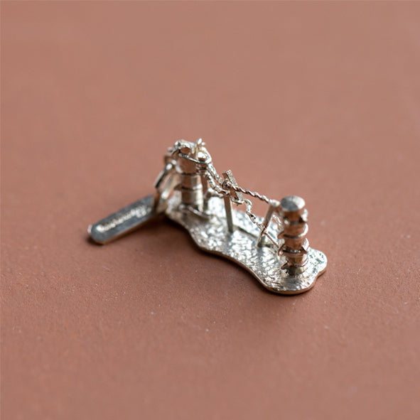 CHARM OF FARMING - STERLING SILVER TARANAKI GATE CHARM
