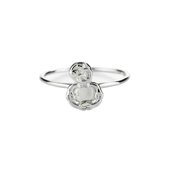 BOH RUNGA - STERLING SILVER LIL TIKI RING