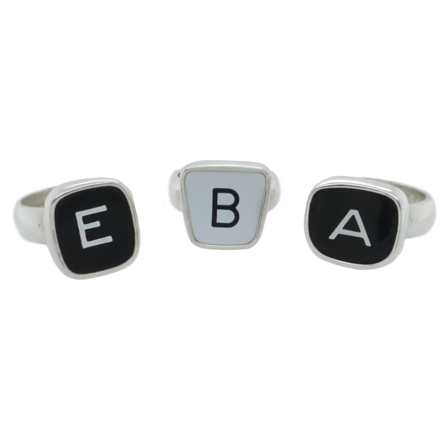 Custom Made 'Finger Type' Type Key Rings