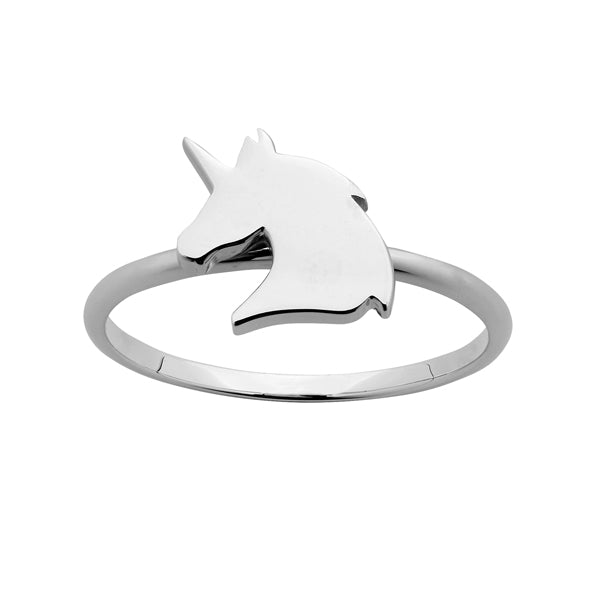 KAREN WALKER - Sterling Silver Mini Unicorn Ring