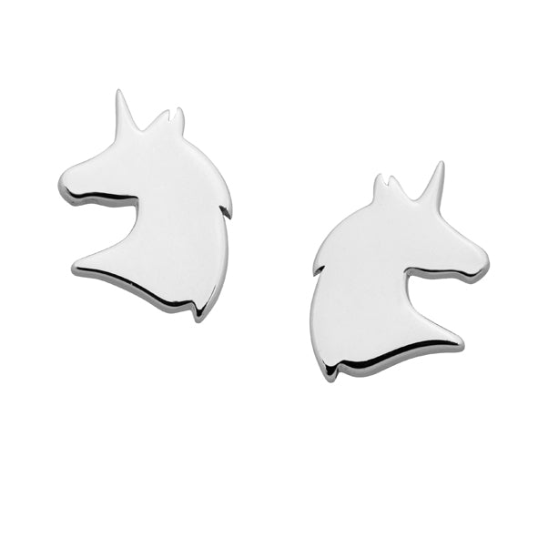 KAREN WAKER - Sterling Silver Mini Unicorn Studs