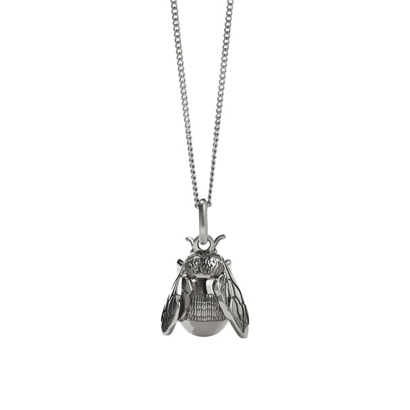 Meadowlark - Sterling Silver Bee Charm Necklace