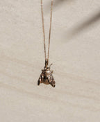 Meadowlark - Sterling Silver Bee Charm Necklace