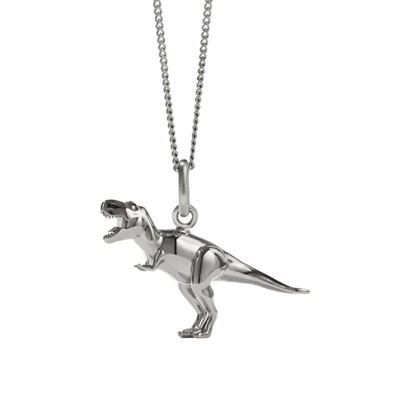Meadowlark - Sterling Silver Dinosaur charm necklace