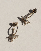 Meadowlark - Sterling silver Dinosaur Signature Hoops