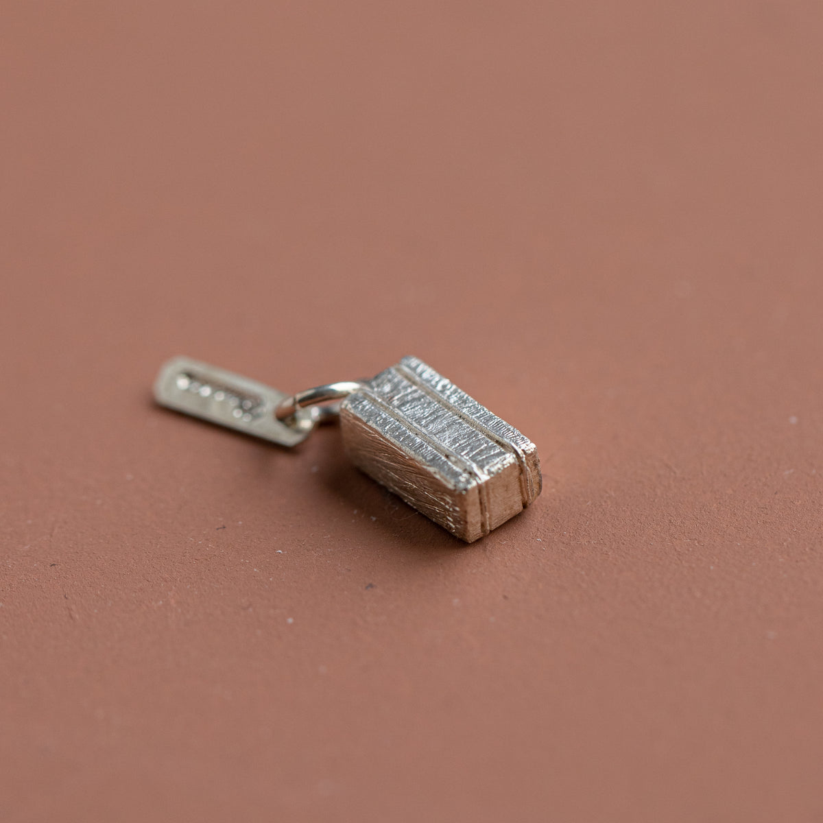 CHARM OF FARMING - STERLING SILVER HAY BALE CHARM