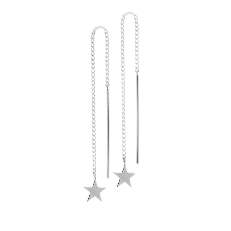 Boh Runga - Sterling Silver Stargazer Thread Earrings
