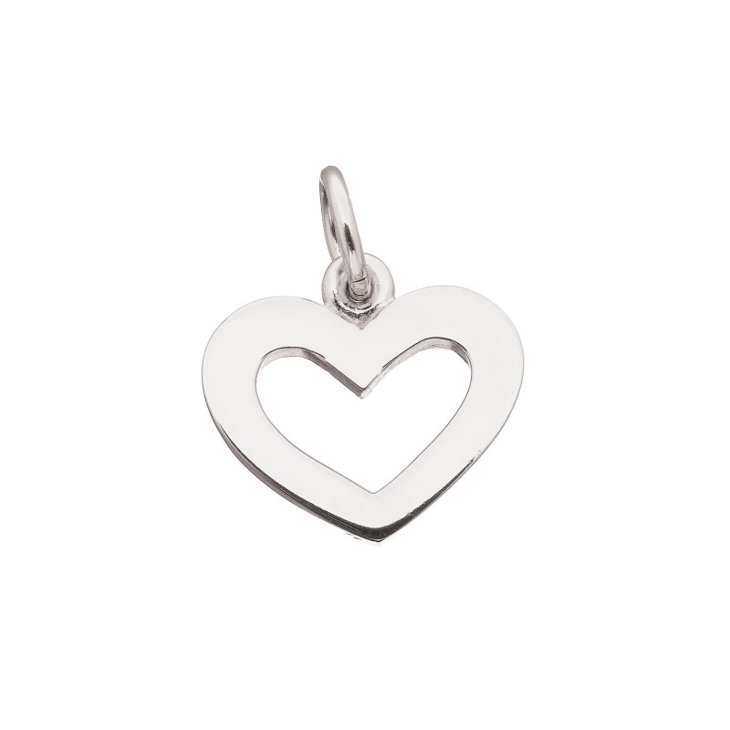 KAREN WALKER - STERLING SILVER HEART PENDANT