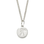 KAREN WALKER - STERLING SILVER RUNAWAY STAMP NECKLACE