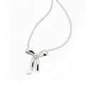 KAREN WALKER - STERLING SILVER BOW NECKLACE