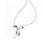 KAREN WALKER - STERLING SILVER BOW NECKLACE