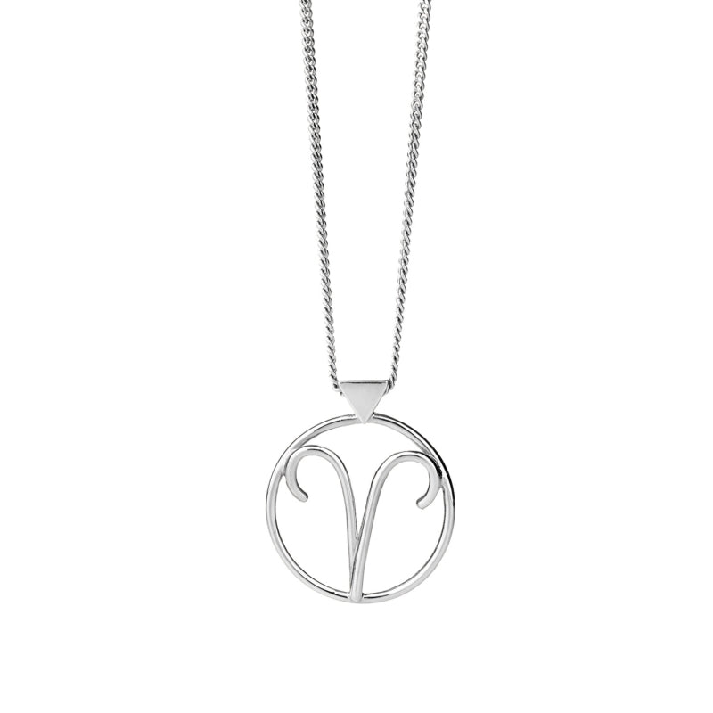 KAREN WALKER - STERLING SILVER ARIES NECKLACE