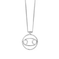 KAREN WALKER - STERLING SILVER CANCER NECKLACE