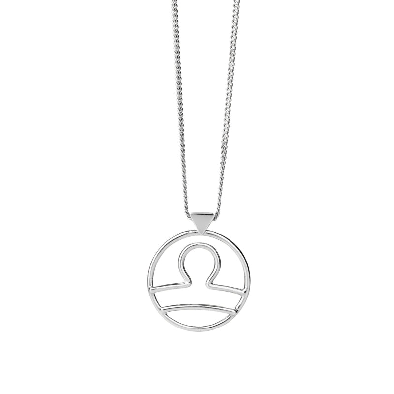KAREN WALKER - STERLING SILVER LIBRA NECKLACE