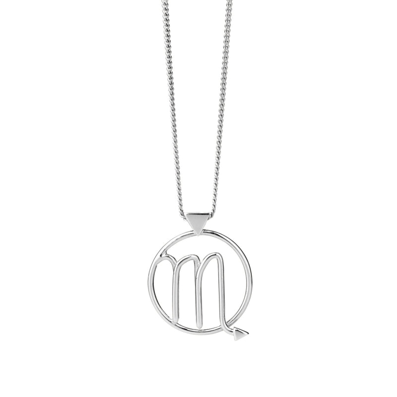 KAREN WALKER - STERLING SILVER SCORPIO NECKLACE