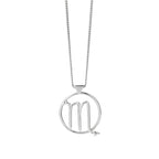 KAREN WALKER - STERLING SILVER SCORPIO NECKLACE