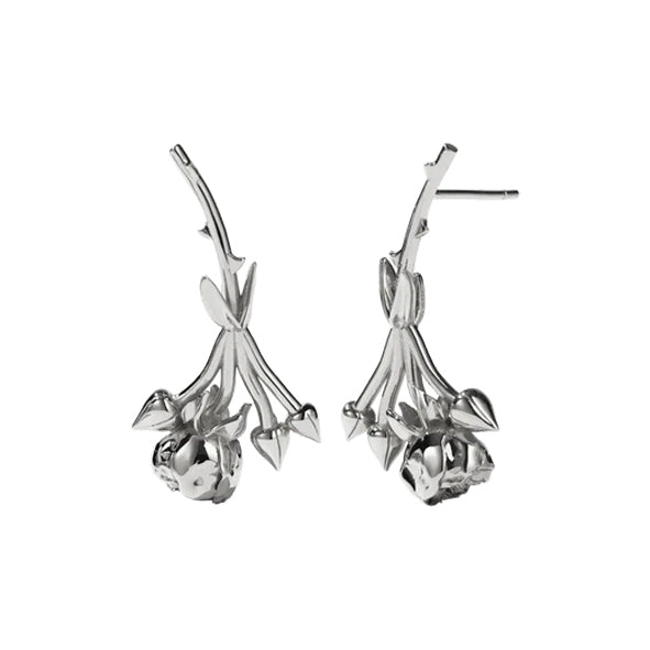 MEADOWLARK - Sterling Silver Rose Stud Earrings