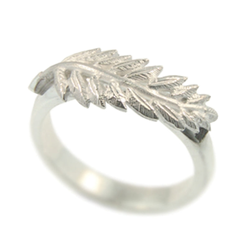 Sterling Silver Fern Ring