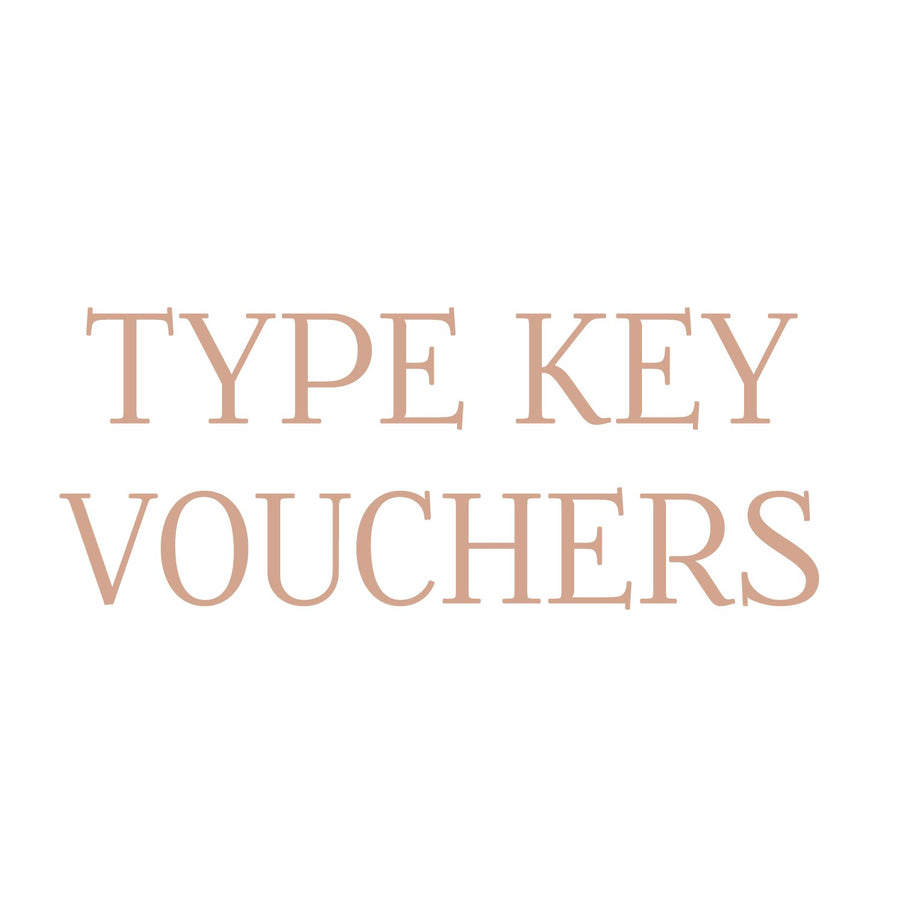 Type Key Gift Voucher